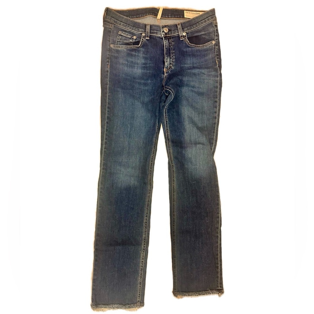 Rag & Bone Straight Leg, Raw Hem Denim, sz 30
